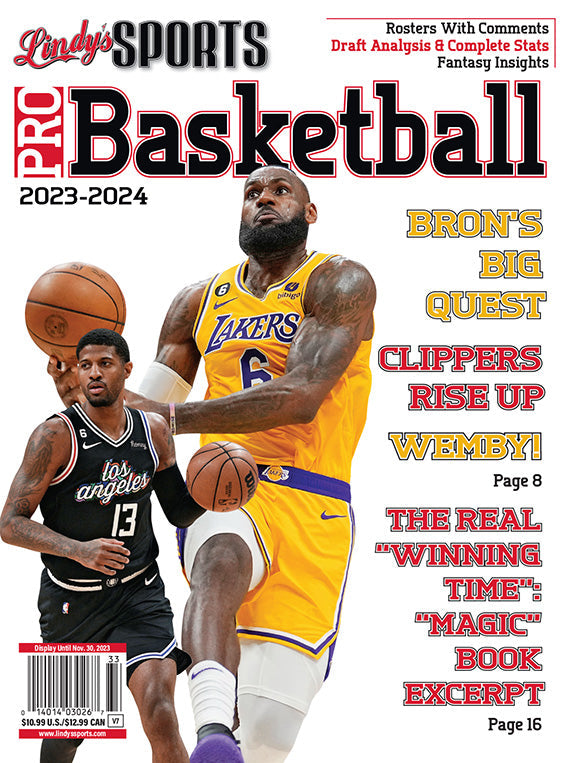 Lindy's Sports 2023-24 Pro Basketball Magazine - PRE ORDER - CA Corrections Book Store