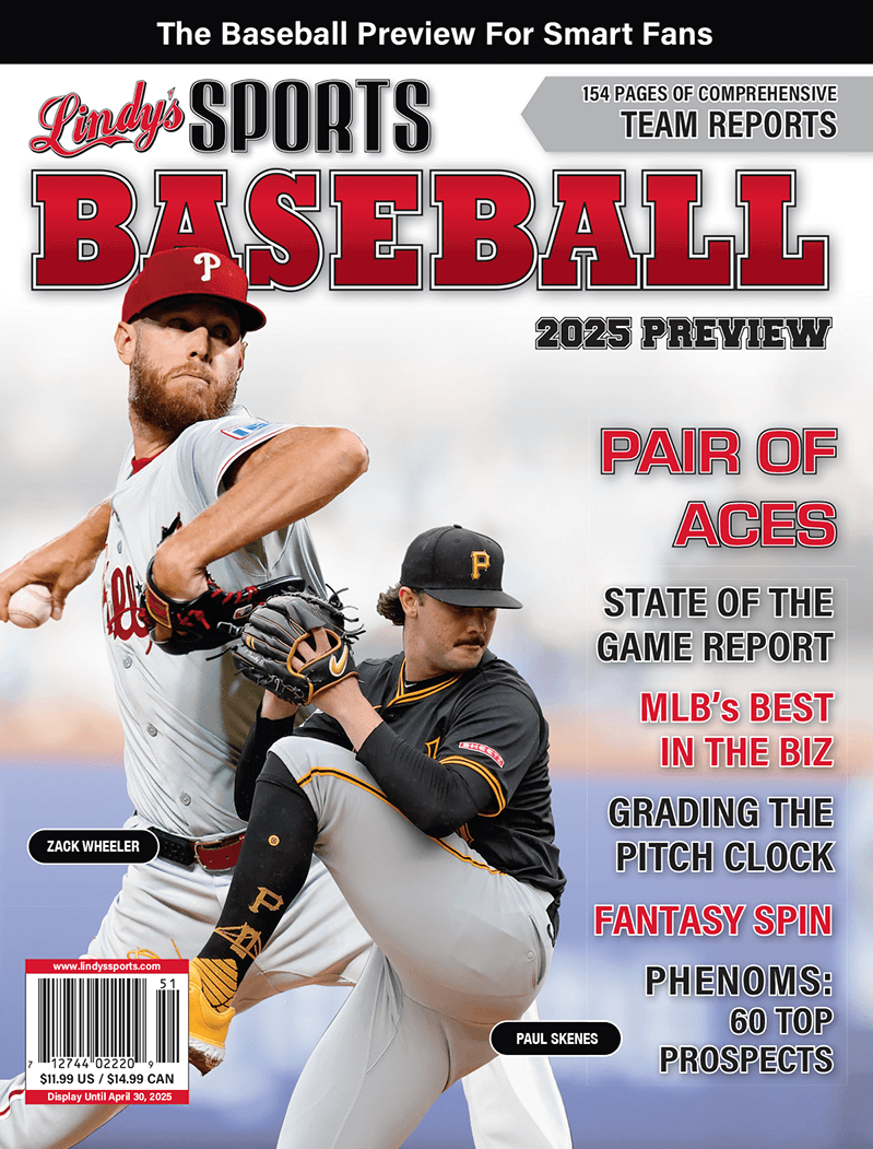 2025 Lindy's Baseball Preview Magazine / Covers Vary Sports Publications LINDY'S SPORTS Philadelphia