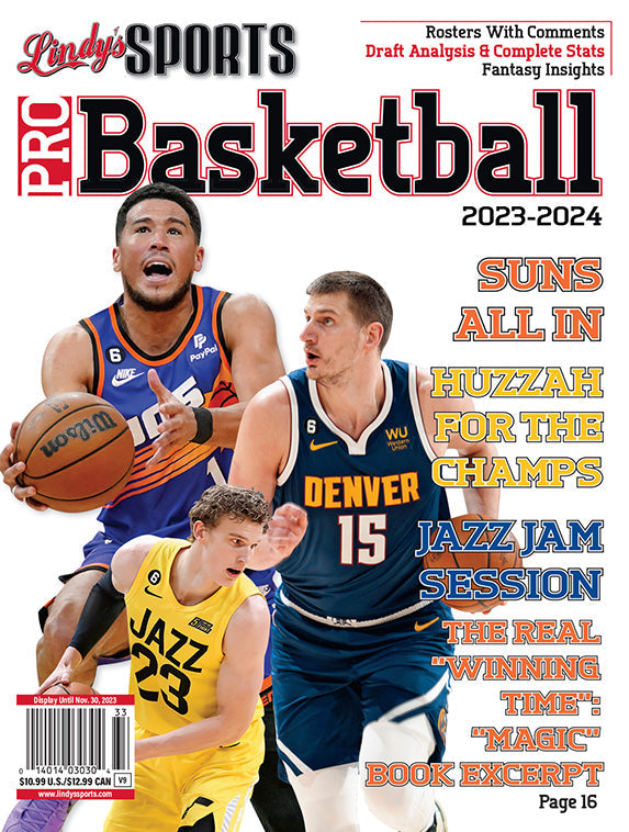 Lindy's Sports 2023-24 Pro Basketball Magazine - PRE ORDER - CA Corrections Book Store