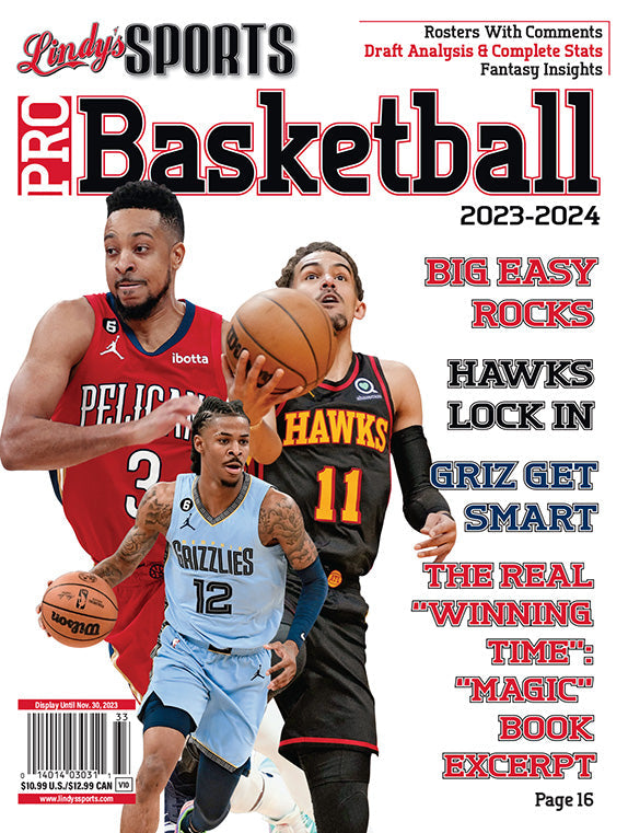 Lindy's Sports 2023-24 Pro Basketball Magazine - PRE ORDER - CA Corrections Book Store