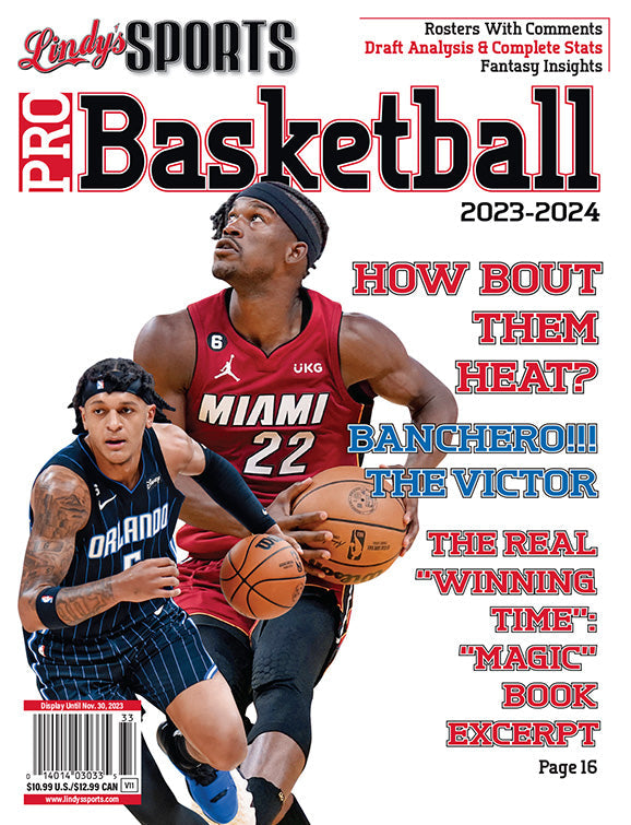 Lindy's Sports 2023-24 Pro Basketball Magazine - PRE ORDER - CA Corrections Book Store