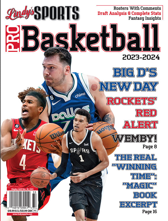 Lindy's Sports 2023-24 Pro Basketball Magazine - PRE ORDER - CA Corrections Book Store