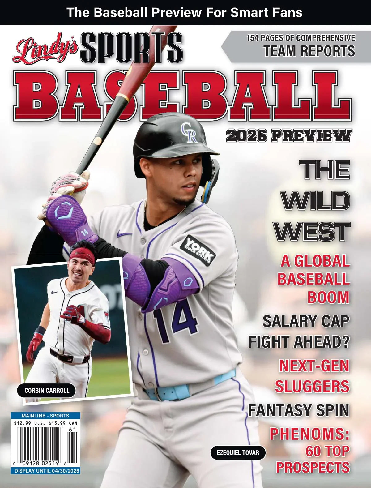 2026 Lindy's Baseball Preview Magazine / Covers Vary