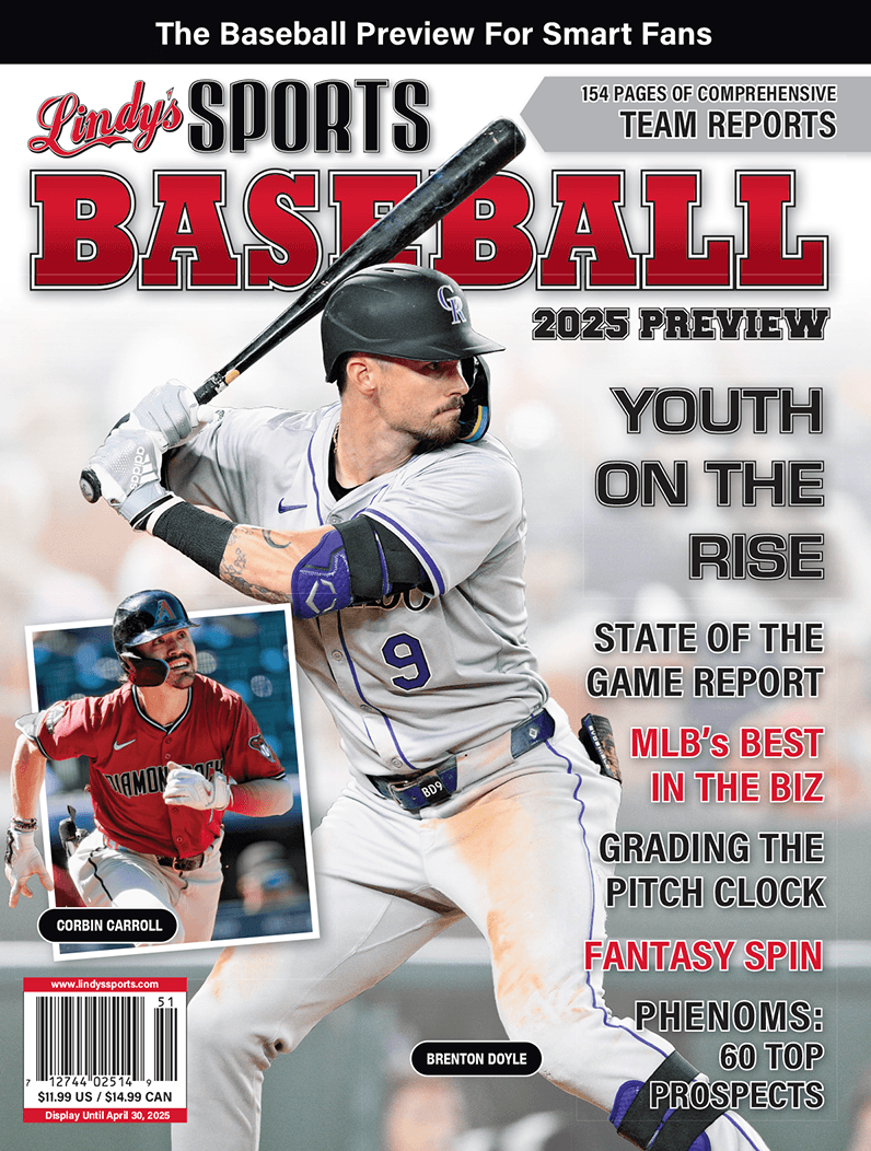 2025 Lindy's Baseball Preview Magazine / Covers Vary Sports Publications LINDY'S SPORTS Arizona / Colorado