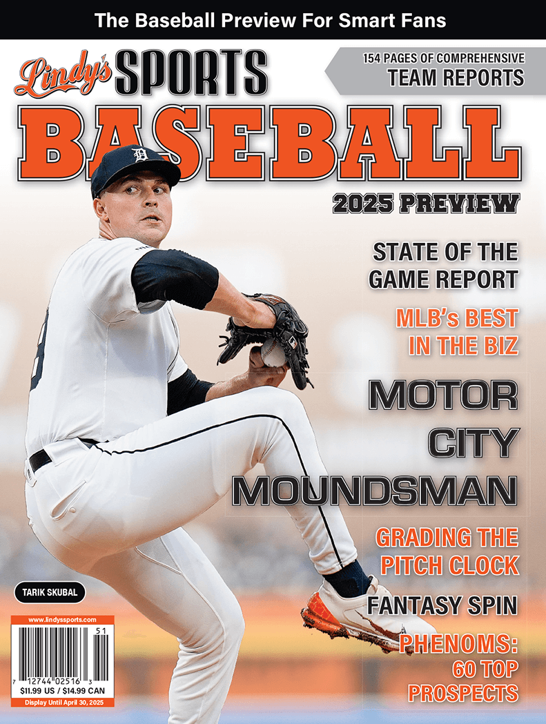 2025 Lindy's Baseball Preview Magazine / Covers Vary Sports Publications LINDY'S SPORTS Detroit