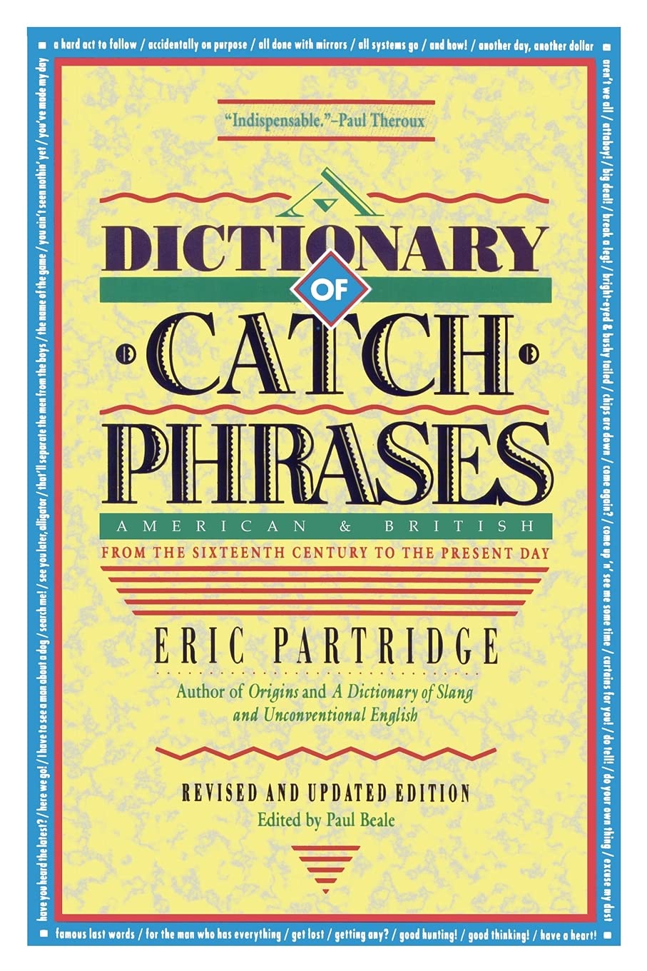 Dictionary of Catch Phrases - CA Corrections Bookstore