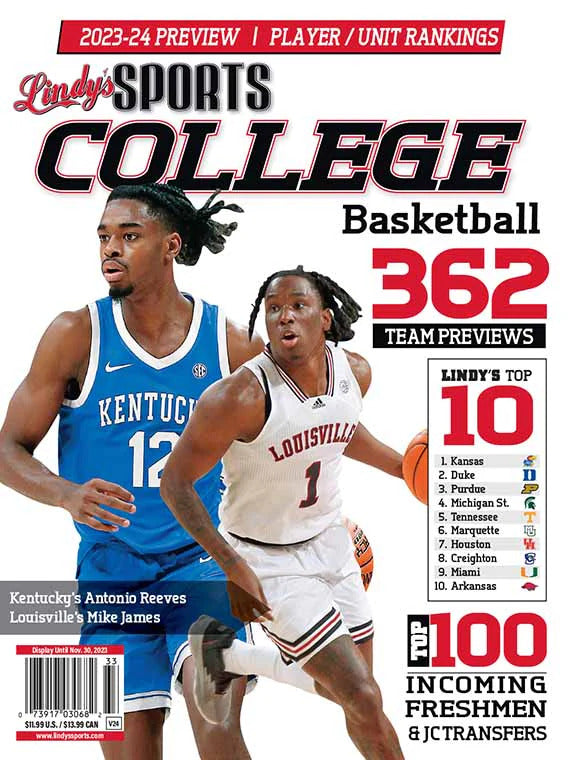 Lindy's Sports 2023-24 College Basketball Magazine - PRE ORDER - CA Corrections Book Store