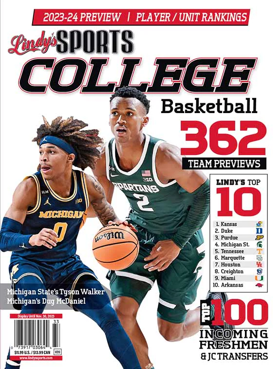 Lindy's Sports 2023-24 College Basketball Magazine - PRE ORDER - CA Corrections Book Store