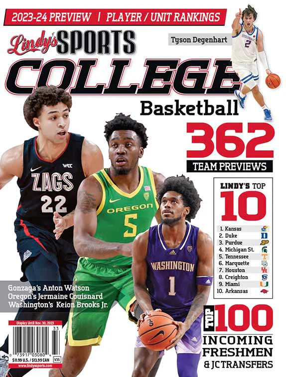 Lindy's Sports 2023-24 College Basketball Magazine - PRE ORDER - CA Corrections Book Store