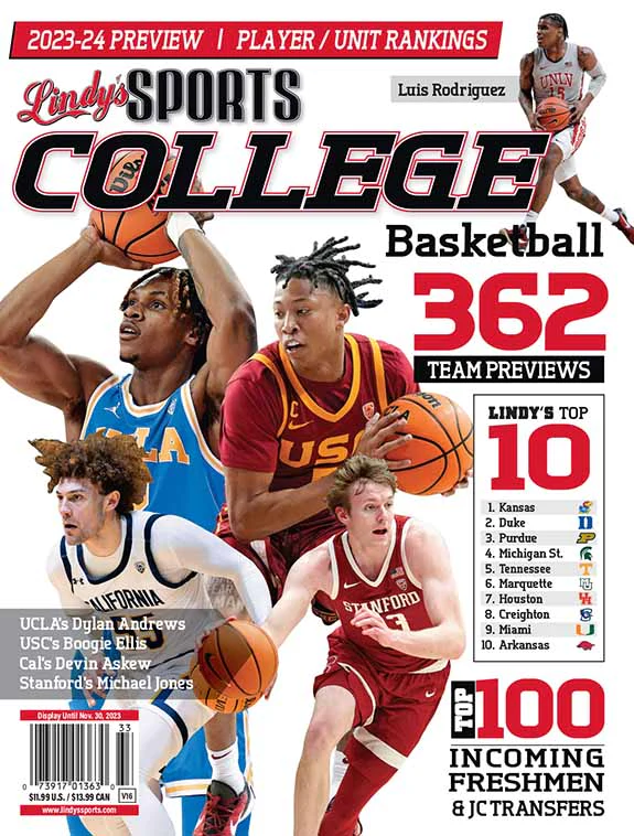 Lindy's Sports 2023-24 College Basketball Magazine - PRE ORDER - CA Corrections Book Store