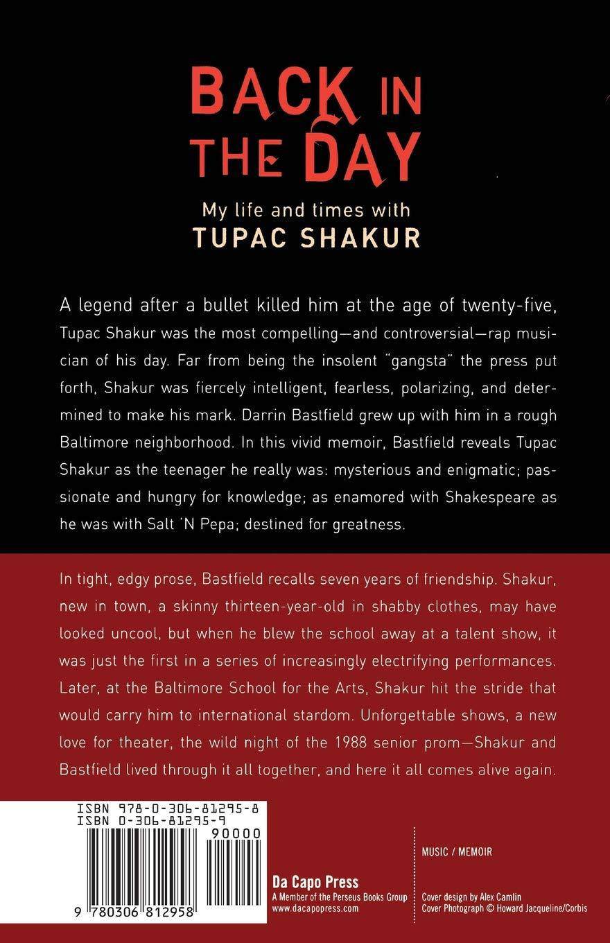 Back in the Day: My Life and Times with Tupac Shakur - CA Corrections Bookstore