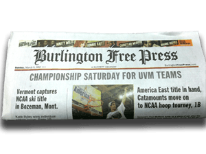 Burlington Free Press Monday-Sunday 7 Day Delivery for 8 Weeks - CA Corrections Book Store