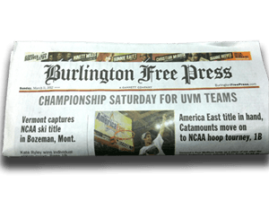 Burlington Free Press Sunday Only Delivery for 4 Weeks - CA Corrections Book Store