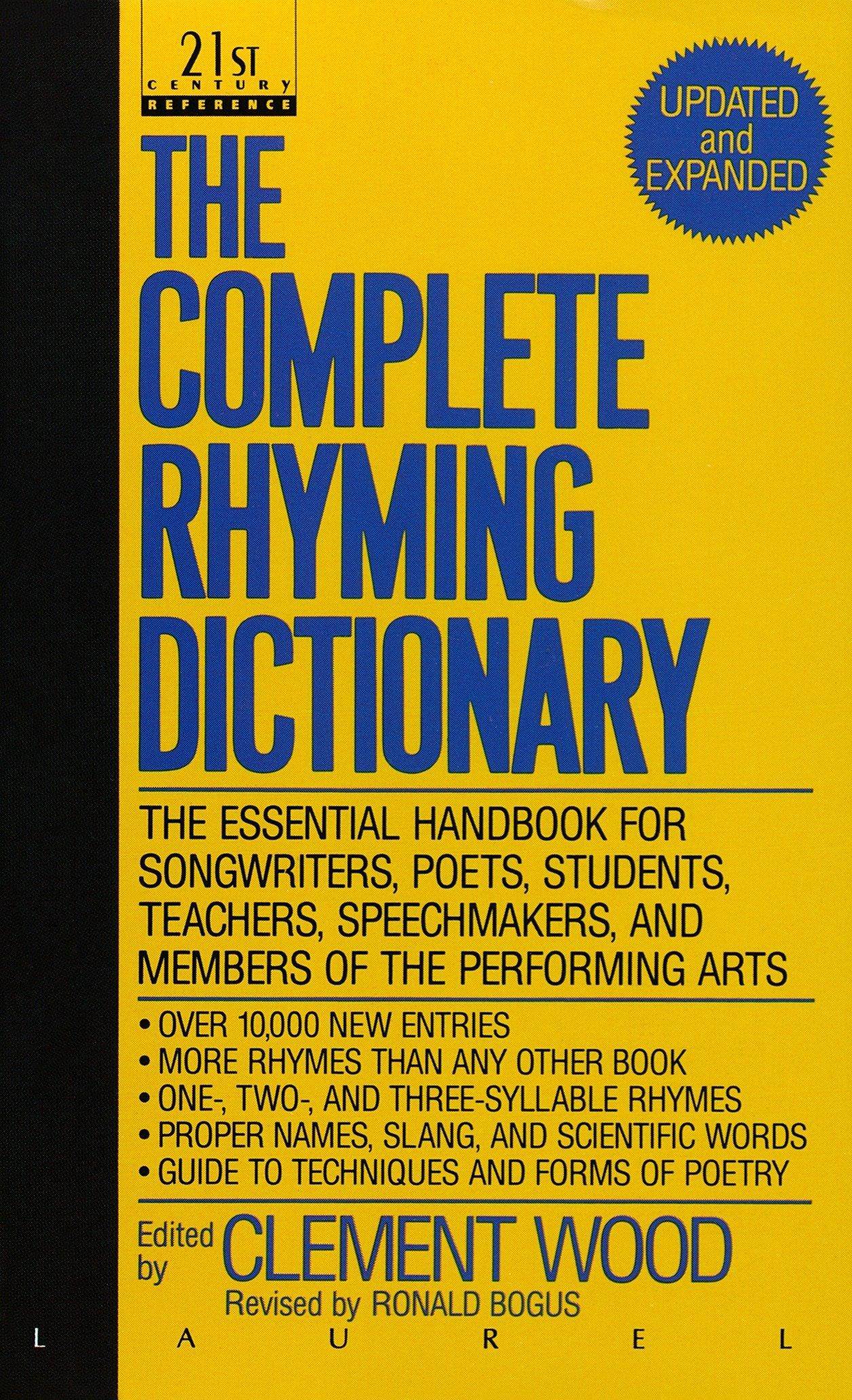 The Complete Rhyming Dictionary - CA Corrections Bookstore