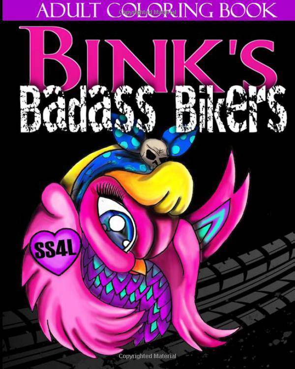 Bink's Badass Bikers - Adult Coloring Book - CA Corrections Bookstore