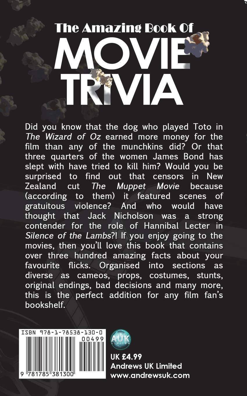 Amazing Book of Movie Trivia (Standard) - CA Corrections Bookstore