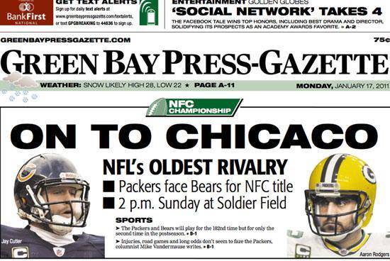 Green Bay Press-Gazette Mon-Sun 7 Day Delivery for 4 Weeks - CA Corrections Book Store