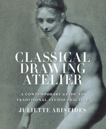 Open book titled "Classical Drawing Atelier Export Edition" showing detailed sketches and instructional content on traditional art techniques.