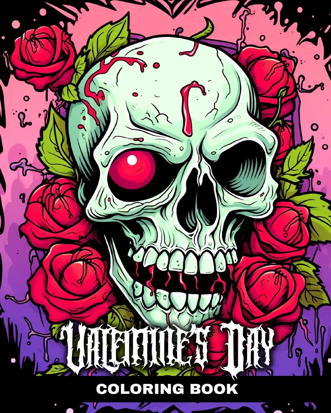 Valentines Day Coloring Book: Comic and Creepy Adult Colouring Pages Featuring Quirky Couples - SureShot Books Publishing LLC