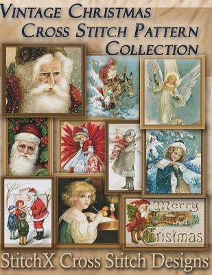 Vintage Christmas Cross Stitch Pattern Collection: Black & White Charts Paperback Createspace Independent Publishing Platform