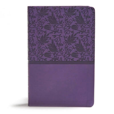 KJV Giant Print Reference Bible, Purple Leathertouch, Indexed by Holman Bible Publishers