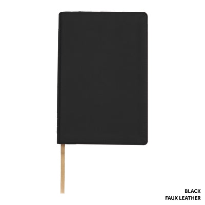 Lsb, 2 Column Verse-By-Verse, Black Faux Leather, Indexed Bible Steadfast Bibles