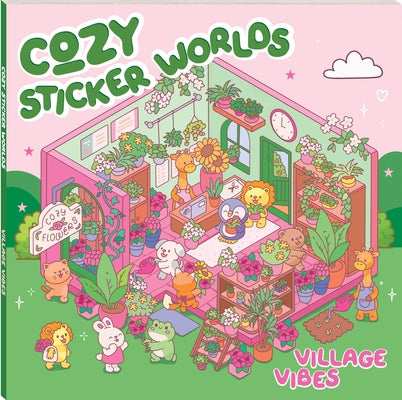 Cozy Sticker Worlds Village Vibes by