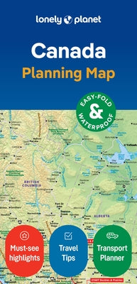 Lonely Planet Canada Planning Map Folded Lonely Planet