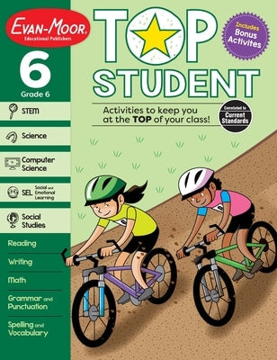 Top Student, Grade 6 Workbook Paperback Evan Moor Educational Publishers