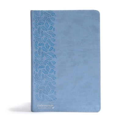 CSB (In)Courage Devotional Bible, Blue Leathertouch Indexed Bible Holman Bibles
