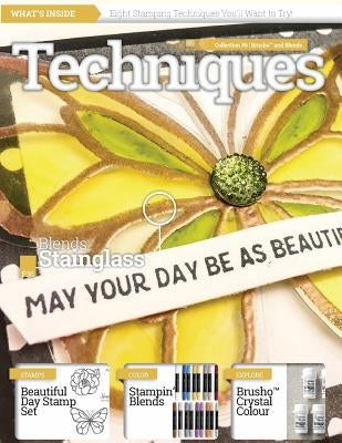 Stamping Techniques Magazine by CraftyPerson: Collection 6 - Stampin' Blends and Brusho Crystal Colour Paperback Createspace Independent Publishing Platform