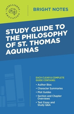 Study Guide to The Philosophy of St Thomas Aquinas Paperback Dexterity