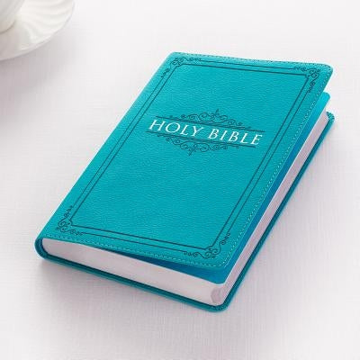 KJV Budget Gift & Award Lux-Leather Turquoise Christian Art Gifts Inc
