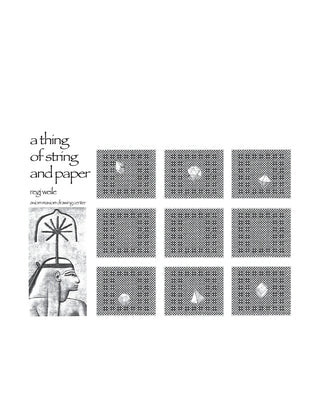 A Thing of String and Paper Paperback Regi Weile Architect