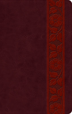 ESV Large Print Personal Size Bible (Trutone, Mahogany, Trellis Design) Bible Crossway