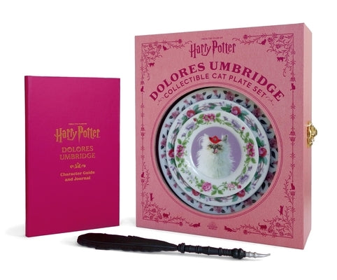 Harry Potter: Dolores Umbridge Collectible Cat Plate Set Other Running Press Adult