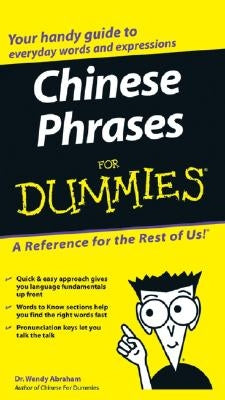 Chinese Phrases for Dummies Paperback For Dummies