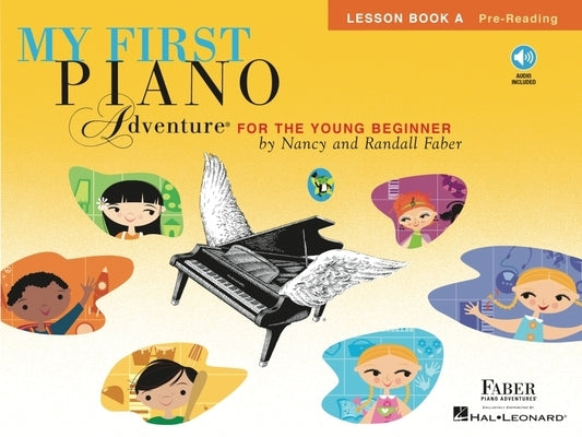 My First Piano Adventure Lesson Book a with Online Audio [With CD (Audio)] Paperback Faber Piano Adventures