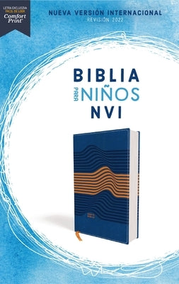 Biblia Para Niños Nvi, Texto Revisado 2022, Leathersoft, Azul, Comfort Print by Nueva Versión Internacional