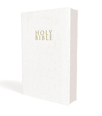 Niv, Gift and Award Bible, Leather-Look, White, Red Letter Edition, Comfort Print Bible Zondervan