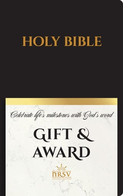 NRSV Updated Edition Gift & Award Bible (Imitation Leather, Black) Bible Hendrickson Publishers
