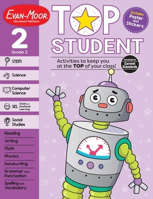 Top Student, Grade 2 Workbook Paperback Evan Moor Educational Publishers