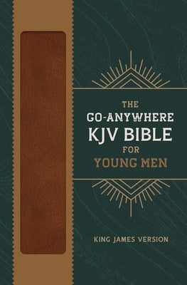 The Go-Anywhere KJV Bible for Young Men [Woodgrain Chestnut] Bible Barbour Publishing
