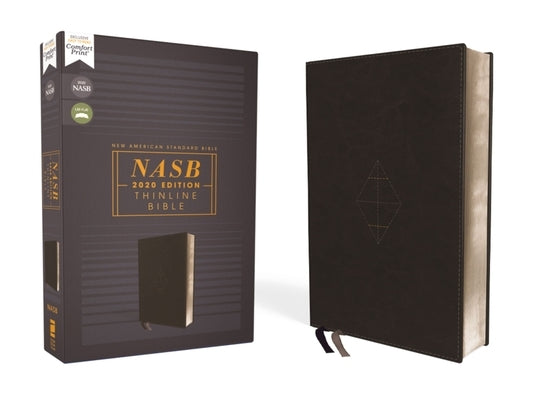 Nasb, Thinline Bible, Leathersoft, Black, Red Letter Edition, 2020 Text, Comfort Print Bible Zondervan