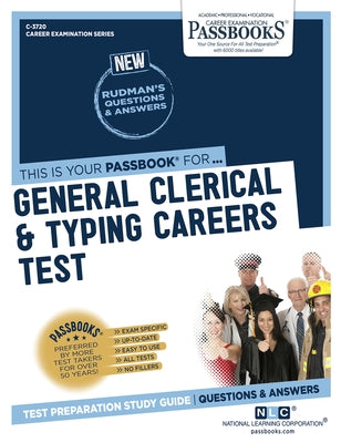 General Clerical & Typing Careers Test (C-3720): Passbooks Study Guide Volume 3720 by National Learning Corporation