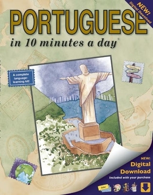 Portuguese in 10 Minutes a Day: Language Course for Beginning and Advanced Study. Includes Workbook, Flash Cards, Sticky Labels, Menu Guide, Software Paperback Bilingual Books (WA)