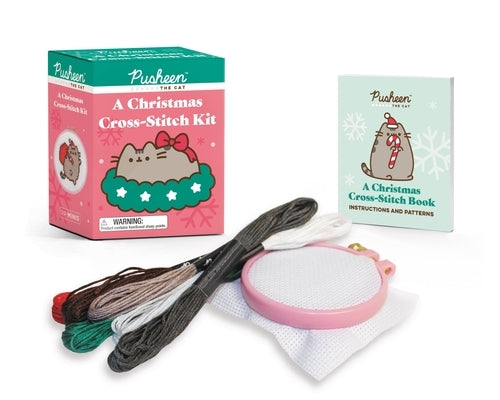 Pusheen: A Christmas Cross-Stitch Kit Paperback Rp Minis