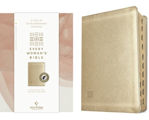 NLT Every Woman's Bible, Filament Enabled (Leatherlike, Soft Gold, Indexed, Red Letter) Bible Tyndale House Publishers