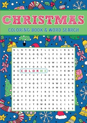 Christmas Coloring Book & Word Search Paperback Thunder Bay Press