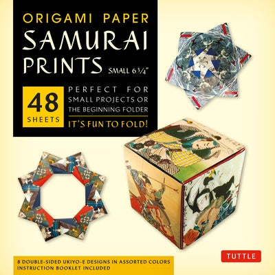 Origami Paper - Samurai Prints - Small 6 3/4 - 48 Sheets: Tuttle Origami Paper: Origami Sheets Printed with 8 Different Designs: Instructions for 6 Pr Loose Leaf Tuttle Publishing